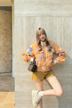 Load image into Gallery viewer, CLTH430 LV Doodle Print Bomber Jacket
