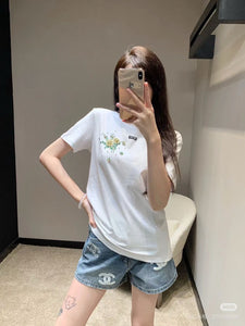 CLTH441 Chanel Cotton Denim Shorts