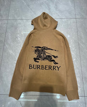 Load image into Gallery viewer, CLTH405 BUR Check Hood Cotton Zip Hoodie
