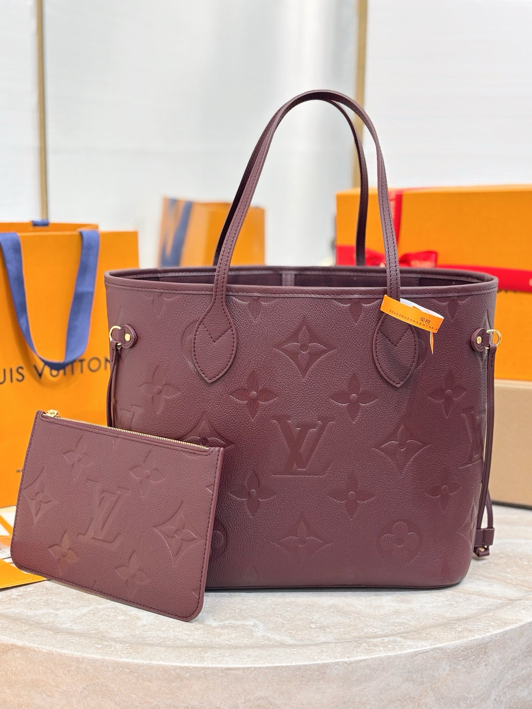 LB1349 Neverfull MM / 12.2 x 11 x 5.5 inches / HIGHEST QUALITY VERSION