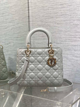 Load image into Gallery viewer, DR453 Medium Lady Dior Bag / HIGHEST QUALITY VERSION /  9.5x8.5x4.5inches
