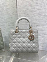 Load image into Gallery viewer, DR453 Medium Lady Dior Bag / HIGHEST QUALITY VERSION /  9.5x8.5x4.5inches
