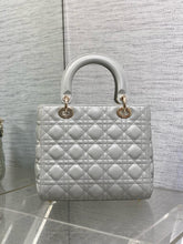 Load image into Gallery viewer, DR453 Medium Lady Dior Bag / HIGHEST QUALITY VERSION /  9.5x8.5x4.5inches
