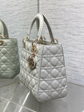 Load image into Gallery viewer, DR453 Medium Lady Dior Bag / HIGHEST QUALITY VERSION /  9.5x8.5x4.5inches
