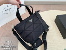 Load image into Gallery viewer, PD298 Padded Re-Nylon Tote Bag / 9 x 7.5 x 4.7inch
