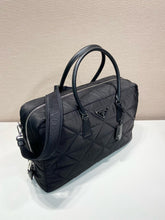 Load image into Gallery viewer, PD392 Prada Re-Nylon Plaid Travel Bag /  HIGHEST QUALITY VERSION / 45 x 30.5 x 15 cm

