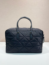 Load image into Gallery viewer, PD392 Prada Re-Nylon Plaid Travel Bag /  HIGHEST QUALITY VERSION / 45 x 30.5 x 15 cm
