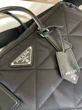 Load image into Gallery viewer, PD392 Prada Re-Nylon Plaid Travel Bag /  HIGHEST QUALITY VERSION / 45 x 30.5 x 15 cm
