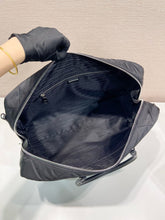 Load image into Gallery viewer, PD392 Prada Re-Nylon Plaid Travel Bag /  HIGHEST QUALITY VERSION / 45 x 30.5 x 15 cm
