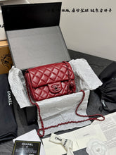 Load image into Gallery viewer, CC1124 Mini Classic Flap Handbag / 5.3 x 6.7 x 3.1in
