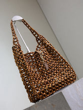 Load image into Gallery viewer, YSK418 LE 5 À 7 Large in Wood Beads / 11.8&quot; x 13.8&quot; x 3.9&quot; / HIGHEST QUALITY VERSION
