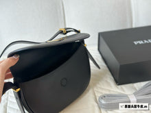 Load image into Gallery viewer, PD287 Prada Arqué Leather Shoulder Bag with Flap / 9x4.7x2.3inch

