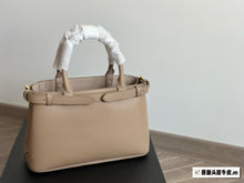 Load image into Gallery viewer, PD288 Prada Buckle Small Leather Handbag with Double Belt / 11x7x4.1inch
