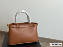 Load image into Gallery viewer, PD288 Prada Buckle Small Leather Handbag with Double Belt / 11x7x4.1inch
