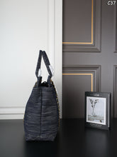 Load image into Gallery viewer, CC1458 CHANEL Vintage Denim Hobo Tote Bag / 37 x 33 cm

