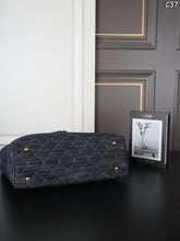 Load image into Gallery viewer, CC1458 CHANEL Vintage Denim Hobo Tote Bag / 37 x 33 cm
