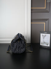 Load image into Gallery viewer, CC1461 CHANEL Vintage Denim Woven Hobo Bag / 38 x 24 cm
