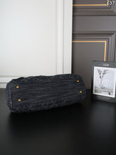 Load image into Gallery viewer, CC1461 CHANEL Vintage Denim Woven Hobo Bag / 38 x 24 cm
