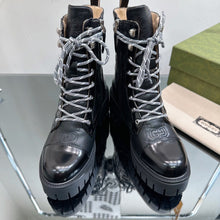 Load image into Gallery viewer, SE1219 Women's GG Matelassé Lace-up Boot / Size5-10
