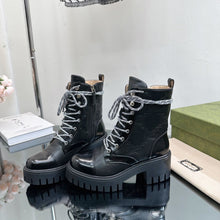 Load image into Gallery viewer, SE1219 Women's GG Matelassé Lace-up Boot / Size5-10
