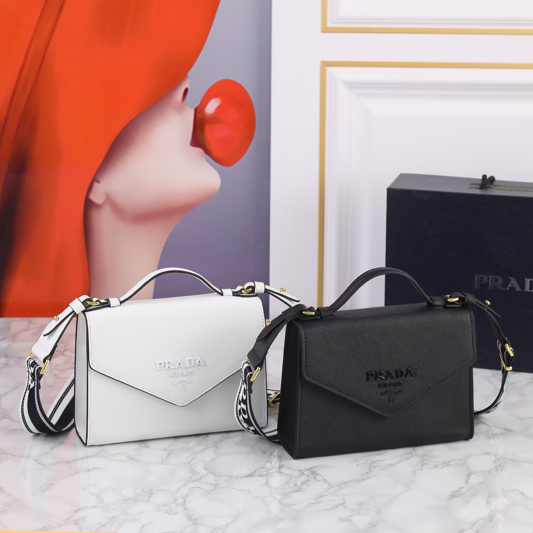 PD337 Saffiano Shoulder Bag / 8.3x5.5x2.5inch