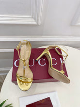 Load image into Gallery viewer, SE1669 Gucci Women&#39;s Sandal with Bamboo / Size5-11

