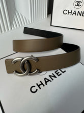 Load image into Gallery viewer, BL259 Chanel Reversible 30mm Belt
