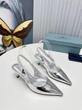 Load image into Gallery viewer, SE1145 PD Leather Slingback Pumps 50mm / Size5-10

