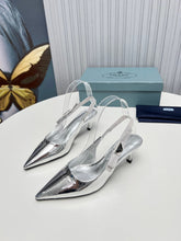 Load image into Gallery viewer, SE1145 PD Leather Slingback Pumps 50mm / Size5-10
