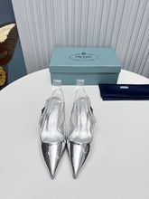 Load image into Gallery viewer, SE1145 PD Leather Slingback Pumps 50mm / Size5-10
