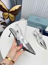 Load image into Gallery viewer, SE1145 PD Leather Slingback Pumps 50mm / Size5-10
