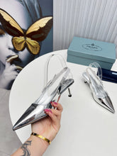 Load image into Gallery viewer, SE1145 PD Leather Slingback Pumps 50mm / Size5-10
