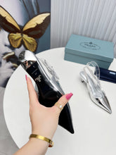 Load image into Gallery viewer, SE1145 PD Leather Slingback Pumps 50mm / Size5-10
