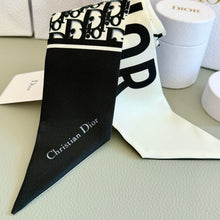 Load image into Gallery viewer, CLTH445 Dior Oblique Mitzah Scarf / 2.5 x 41.5 inches

