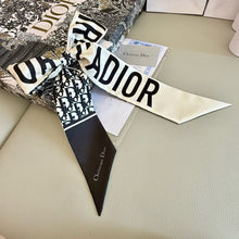 Load image into Gallery viewer, CLTH445 Dior Oblique Mitzah Scarf / 2.5 x 41.5 inches
