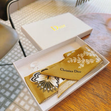 Load image into Gallery viewer, CLTH446 Toile de Jouy Papillon Mitzah Scarf / 2.5 x 41.5 inches
