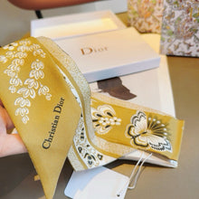 Load image into Gallery viewer, CLTH446 Toile de Jouy Papillon Mitzah Scarf / 2.5 x 41.5 inches
