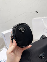 Load image into Gallery viewer, PD258 Re-Nylon and Saffiano Leather Shoulder Bag / 9.4x7.1x3.4inch
