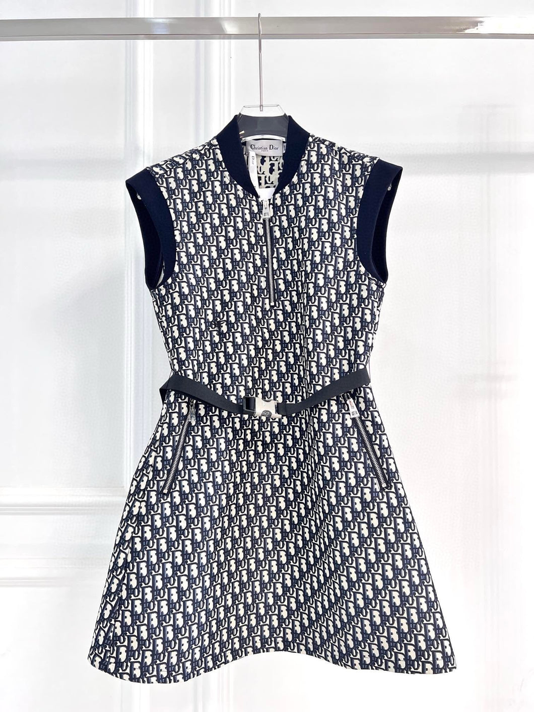 CLTH463 Dior Pleated Short Dress
