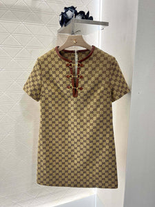 CLTH460 GG Canvas Dress with Horsebit / SizeS/M/L
