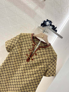 CLTH460 GG Canvas Dress with Horsebit / SizeS/M/L