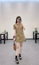Load image into Gallery viewer, CLTH460 GG Canvas Dress with Horsebit / SizeS/M/L
