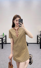 Load image into Gallery viewer, CLTH460 GG Canvas Dress with Horsebit / SizeS/M/L
