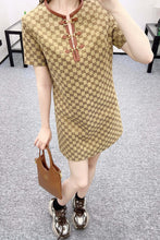 Load image into Gallery viewer, CLTH460 GG Canvas Dress with Horsebit / SizeS/M/L
