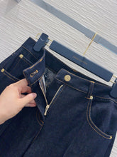 Load image into Gallery viewer, CLTH464 LV Cuffed Hem Flared Jeans

