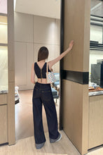 Load image into Gallery viewer, CLTH464 LV Cuffed Hem Flared Jeans
