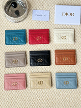 Load image into Gallery viewer, DR500 Dior Caro Freesia Card Holder /  4 x 3 x 0.25 inches
