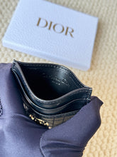Load image into Gallery viewer, DR500 Dior Caro Freesia Card Holder /  4 x 3 x 0.25 inches
