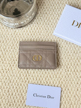 Load image into Gallery viewer, DR500 Dior Caro Freesia Card Holder /  4 x 3 x 0.25 inches
