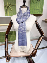 Load image into Gallery viewer, CLTH340 GG Wool Shawl with Web / 70X200cm(27.5x78.7in)
